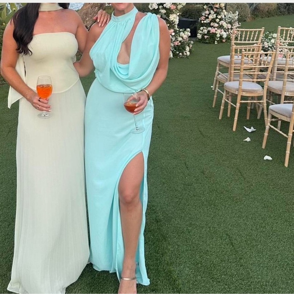 Meshki Sky Blue Formal Dress